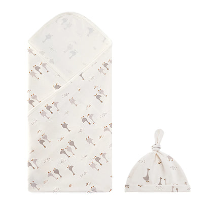 Newborn Cotton Swaddle Blanket Set - Cozy Cocoon Wrap 0-12M