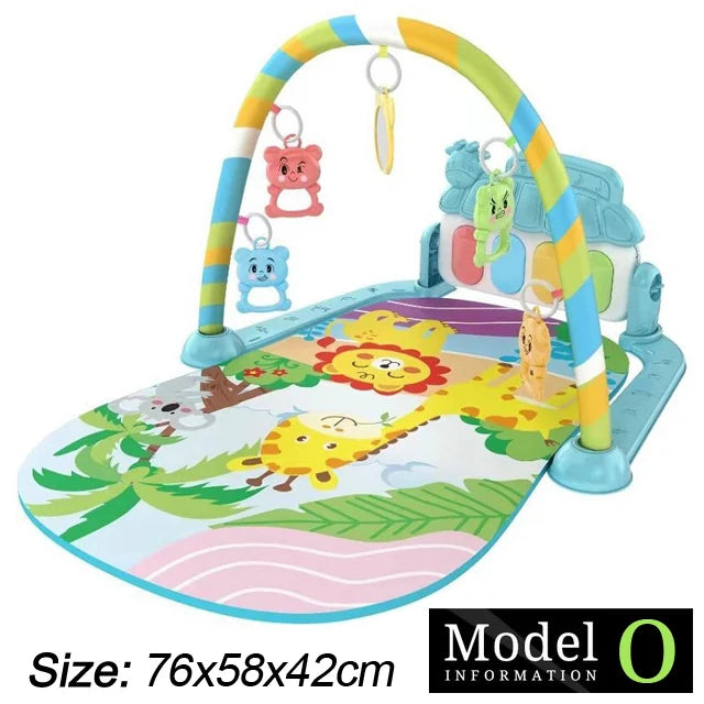 Infant Gym Piano Play Mat: Music & Fitness for 0-36 Months