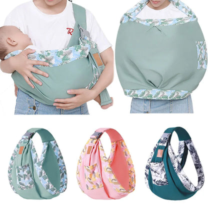 Baby Wrap Sling & Nursing Cover - Mesh Fabric Carrier 0-36M