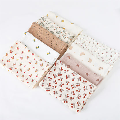 Swaddle Blanket - Cotton Floral Muslin Baby Wrap