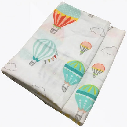 Muslin Cotton Baby Towels - 58x58cm Swaddle & Bath
