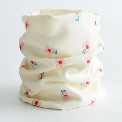 Kids Cartoon Cotton Scarf - Warm Winter Neckwear