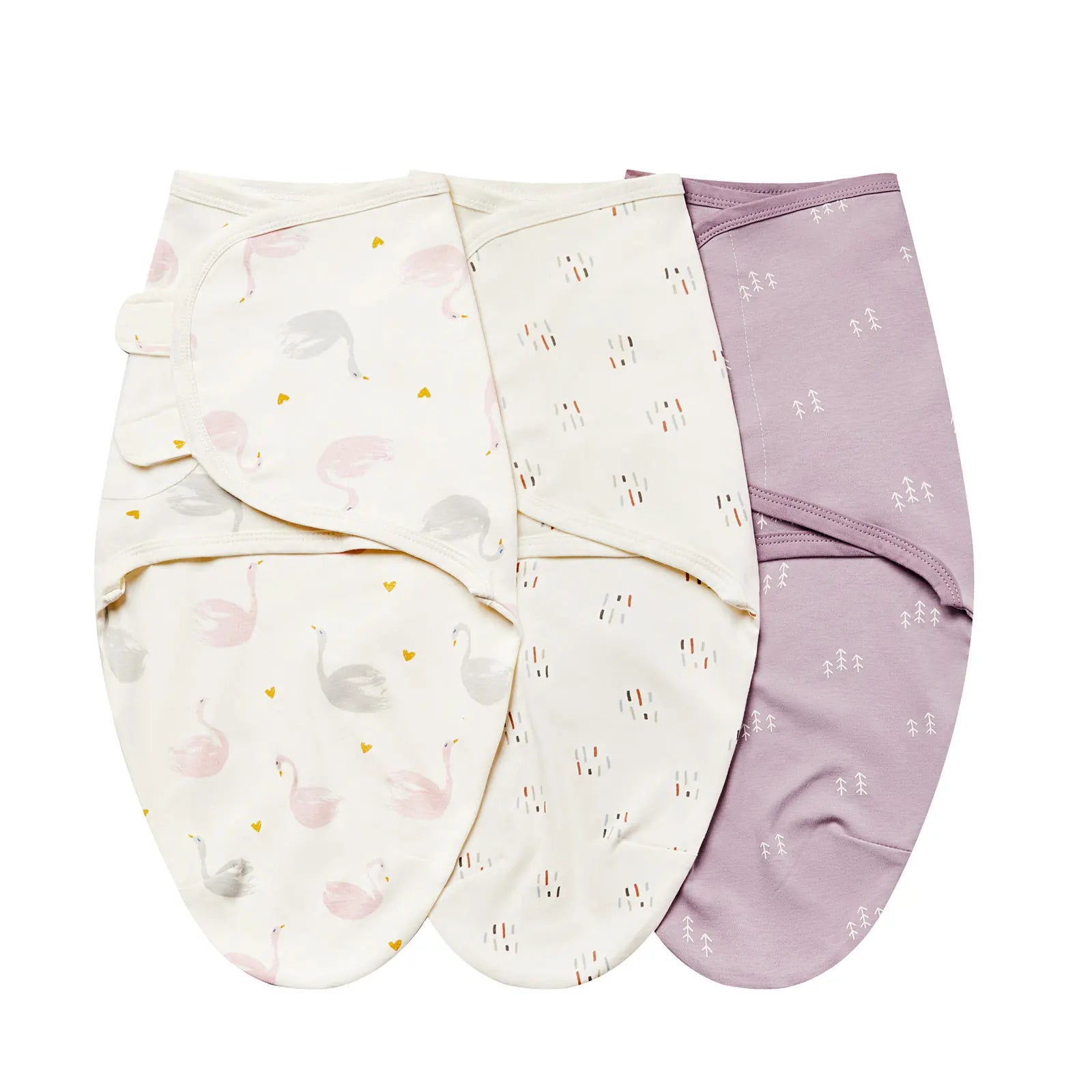 INSULAR Baby Wrap Sleeping Bags 100% Cotton Swaddle 3-Pack