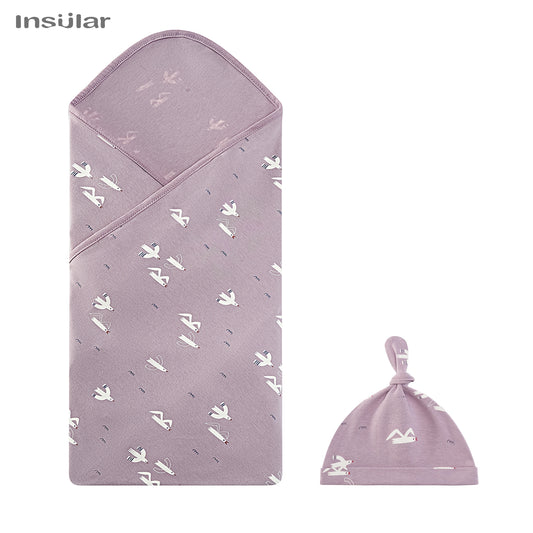 Newborn Cotton Swaddle Blanket Set - Cozy Cocoon Wrap 0-12M