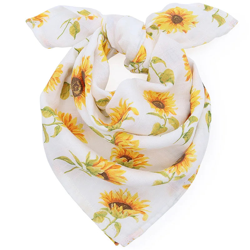 Baby Blankets: Soft Muslin Swaddle Wrap 58x58cm