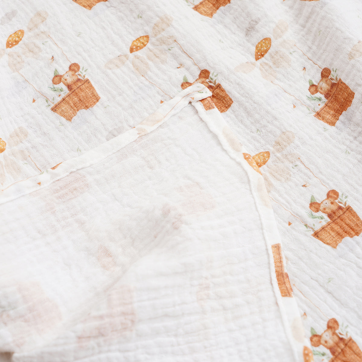 Muslin Swaddle Blanket - Soft Baby Gauze for Newborns