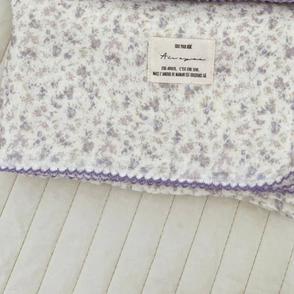 Baby Bath Towel Kids Swaddle Wrap Bedding Pure Cotton Bubble Muslin Blanket 2 Layers Infant Gauze Receiving Blanket