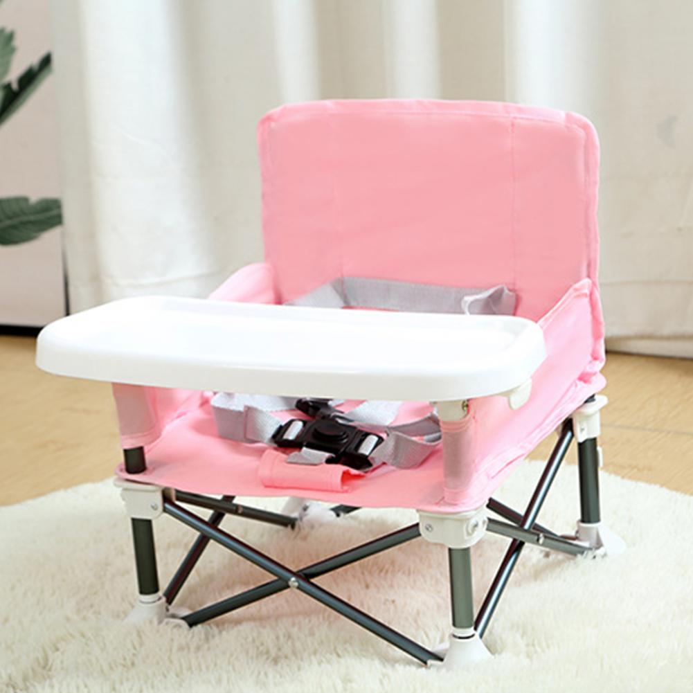 Infant Carrier Seat: Folding Chair with Tray & Bag