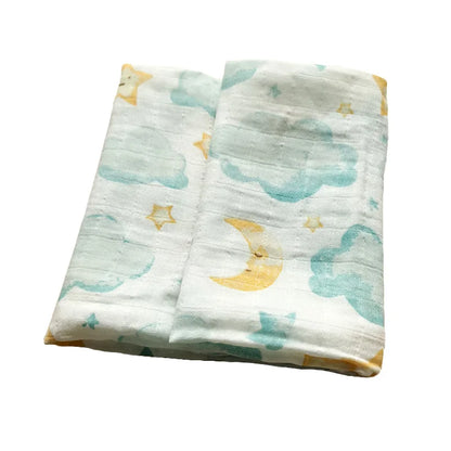 Baby Blankets: Soft Muslin Swaddle Wrap 58x58cm