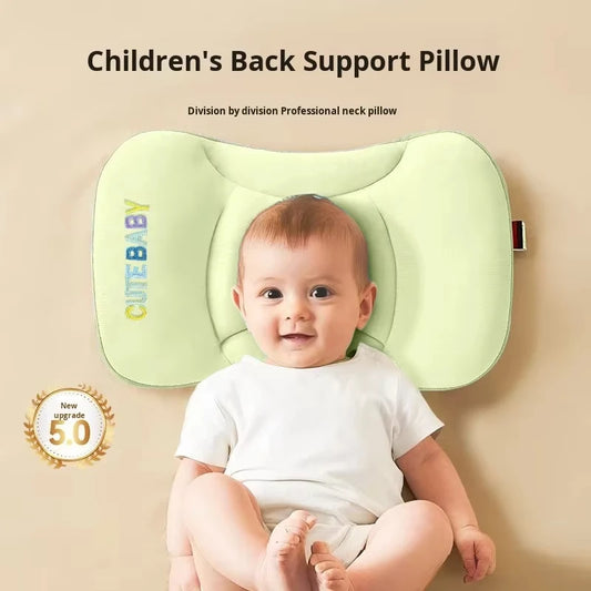 Cooling Baby & Toddler Space Pillow for Baby 6Month 1-12 Year Olds Breathable Ice Silk Summer Use Multifunctional Nursing Pillow