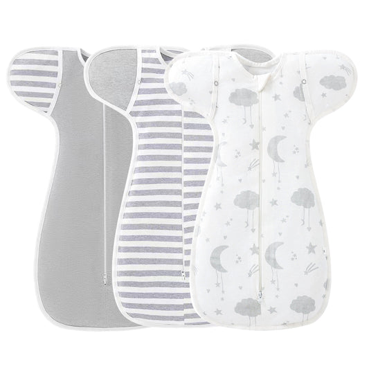 Newborn Swaddle Sleepsack 100% Cotton 0-6 Months