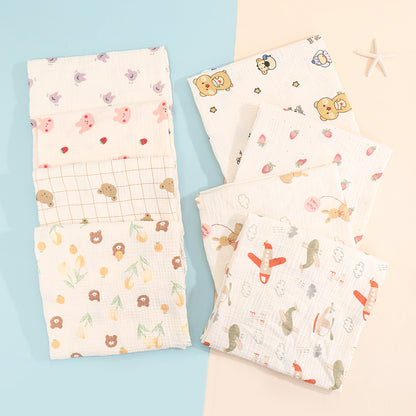Baby Cotton Swaddle Blanket Muslin Bath Towel