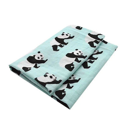 Muslin Cotton Baby Towels - 58x58cm Swaddle & Bath