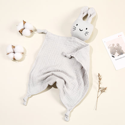 Baby Blankets: Baby Muslin Blanket with Cat Doll for Infant Sleep