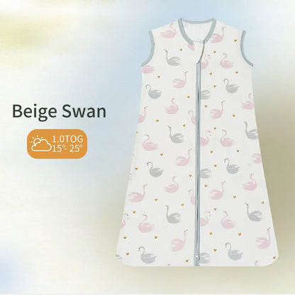Sleepsack: Baby Sleeping Bag Summer Thin 100% Cotton Sleepsack