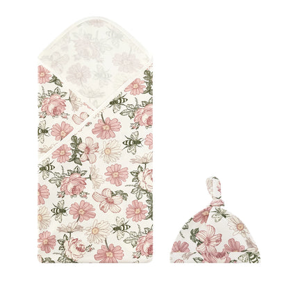 Newborn Cotton Swaddle Blanket Set - Cozy Cocoon Wrap 0-12M