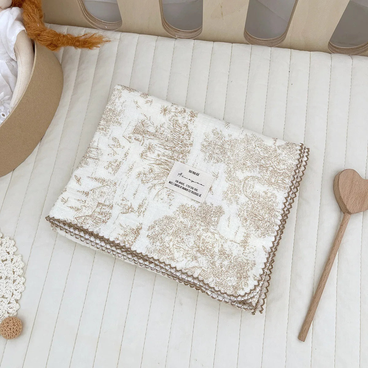 Baby Bath Towel Kids Swaddle Wrap Bedding Pure Cotton Bubble Muslin Blanket 2 Layers Infant Gauze Receiving Blanket