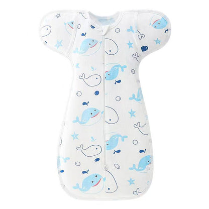 Newborn Swaddle Tie - Anti-Startle Summer Cotton Bag