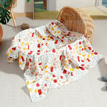 Elinfant 1 PC Baby Swaddle Blanket Bamboo Cotton Soft Baby Blankets Newborn Muslin Swaddle Blanket for Newborn Girl and Boy Baby