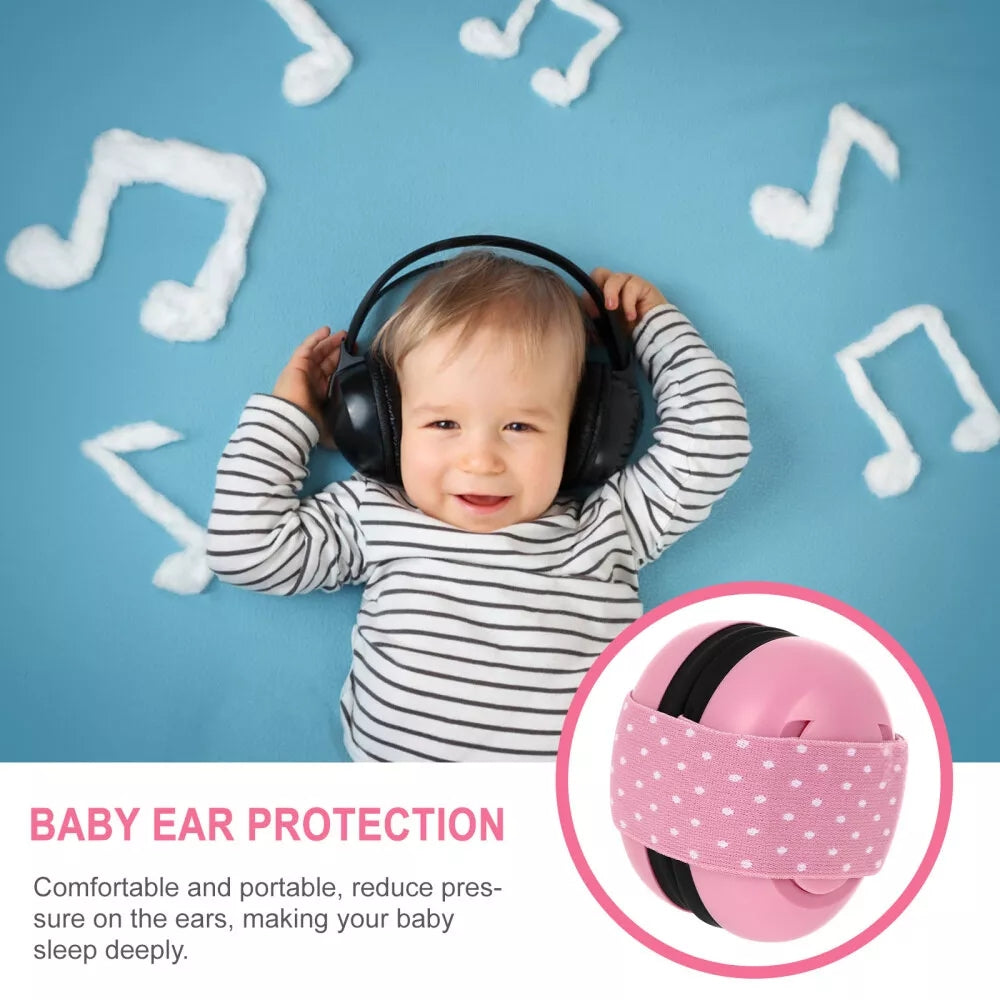 Infant Ear Muffs: Noise Cancelling Ear Muffs - Soft Padded Baby Headphones