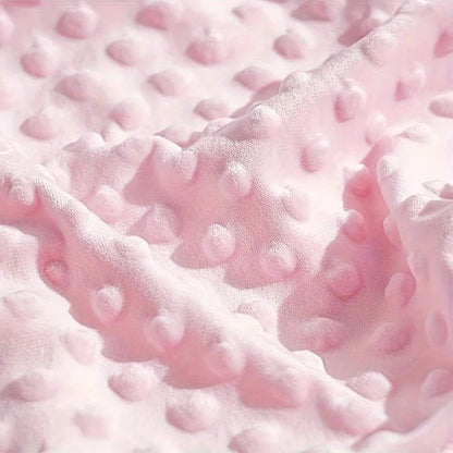 1Pc Baby Dotted Swaddle Blanket, Newborn Anti-Startle Swaddle, 3D Dotted Fleece Swaddle Wrap, Soft Touch for Sleep Aid, Warm and Skin-Friendly Soothing Newborn Sleeping Bag