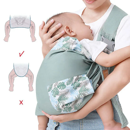 Baby Wrap Sling & Nursing Cover - Mesh Fabric Carrier 0-36M