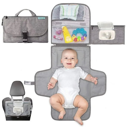 Portable Diaper Changing Pad - Waterproof Travel Mat