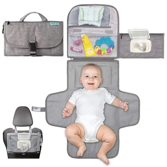 Portable Diaper Changing Pad - Waterproof Travel Mat
