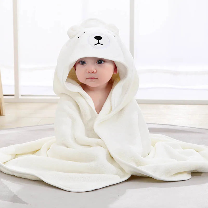 Baby Blankets: Animal Swaddle Blanket - Hooded Baby Wrap in 4 Cute Designs