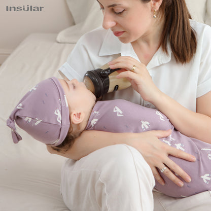 Newborn Cotton Swaddle Blanket Set - Cozy Cocoon Wrap 0-12M