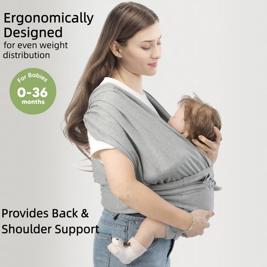Portable Baby Carrier Wrap - Breathable Sling for Outdoors