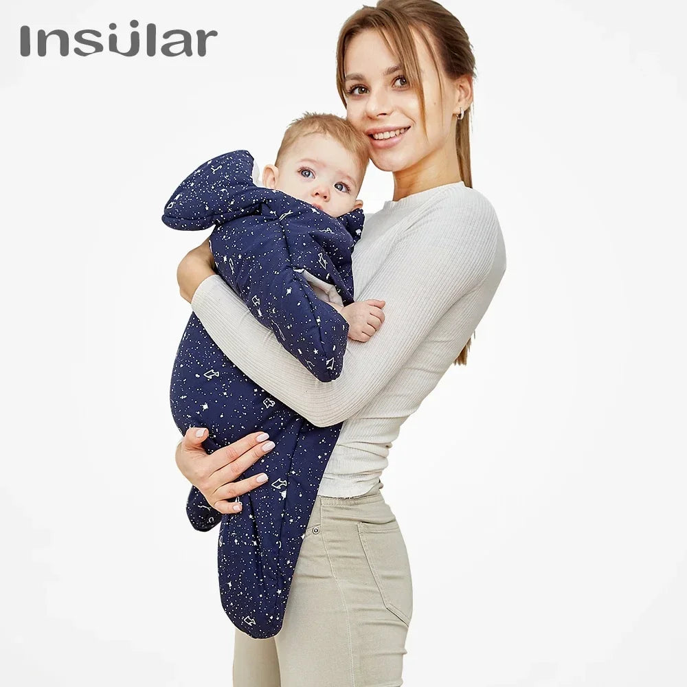 INSULAR Baby Sleeping Bags Starfish Type Infant Warm Sleep Sacks Separated Sleeves Legs Kid Swaddle Blanket Winter 0-8 Months