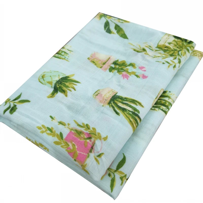 Muslin Cotton Baby Towels - 58x58cm Swaddle & Bath
