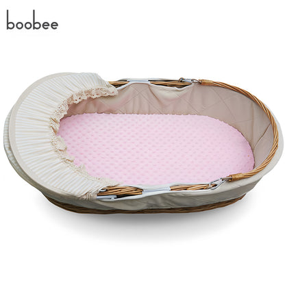 Bassinet Sheet: Baby Cradle Sheets - Super Soft Velvet, Multiple Colors