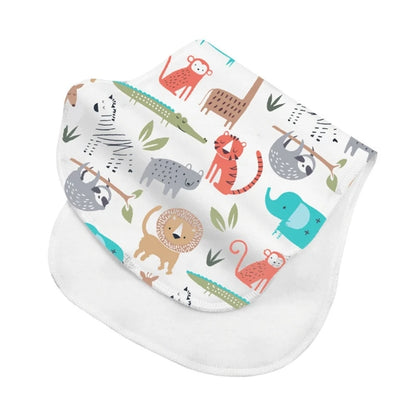 Baby Burp Cloths Cotton - Ultra-Soft Newborn Bibs Set