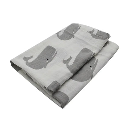 Muslin Cotton Baby Towels - 58x58cm Swaddle & Bath