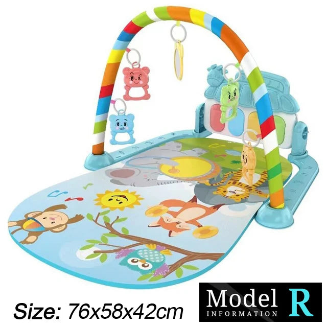 Infant Gym Piano Play Mat: Music & Fitness for 0-36 Months
