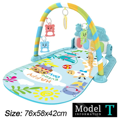 Infant Gym Piano Play Mat: Music & Fitness for 0-36 Months