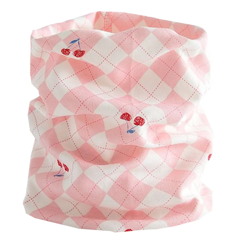 Kids Cartoon Cotton Scarf - Warm Winter Neckwear
