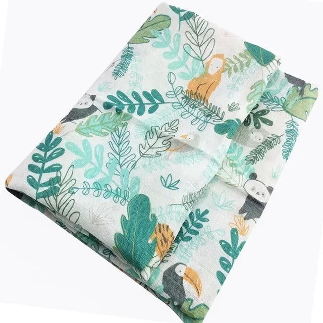 Muslin Cotton Baby Towels - 58x58cm Swaddle & Bath