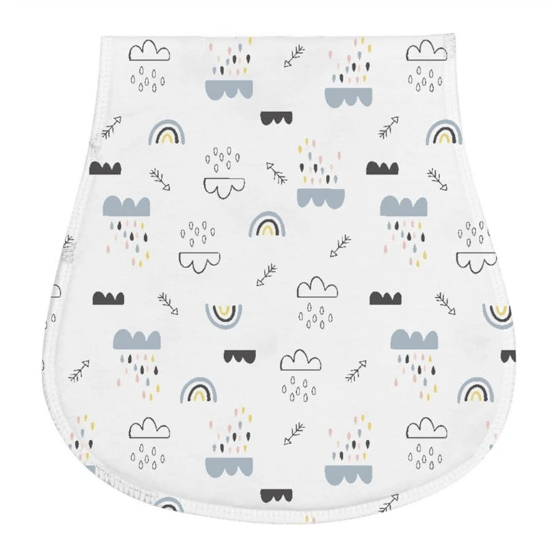 Baby Burp Cloths Cotton - Ultra-Soft Newborn Bibs Set