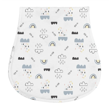 Baby Burp Cloths Cotton - Ultra-Soft Newborn Bibs Set