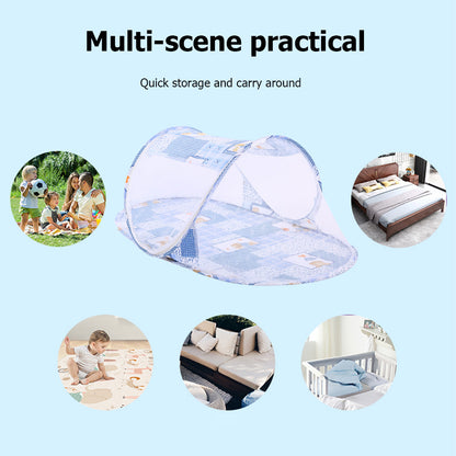 Portable Baby Crib Mosquito Net Tent - Foldable & Anti-Bug