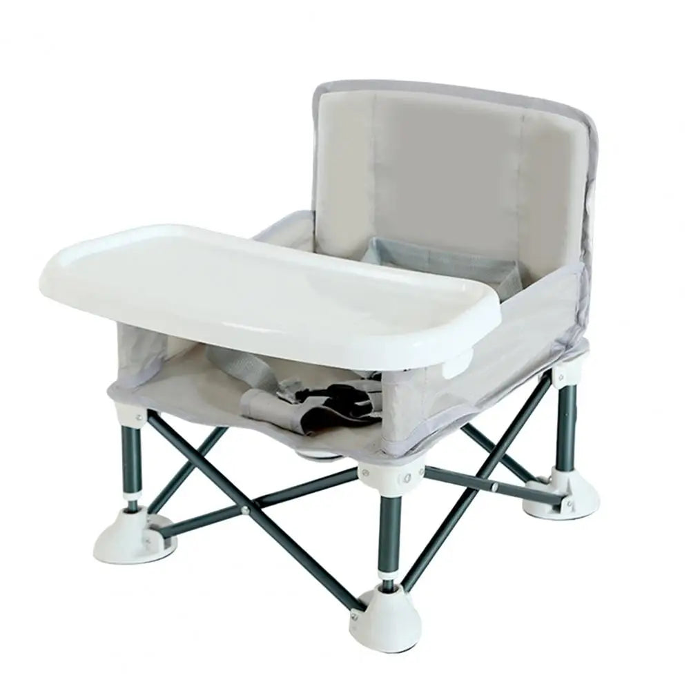 Infant Carrier Seat: Folding Chair with Tray & Bag