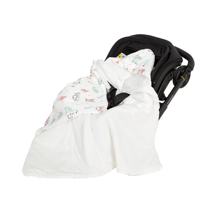 Baby Wrap Blanket For The Newborn With Windproof Hooded In A Infant Car Seat Autumn Warm Envelope For Discharge 0-6 Months