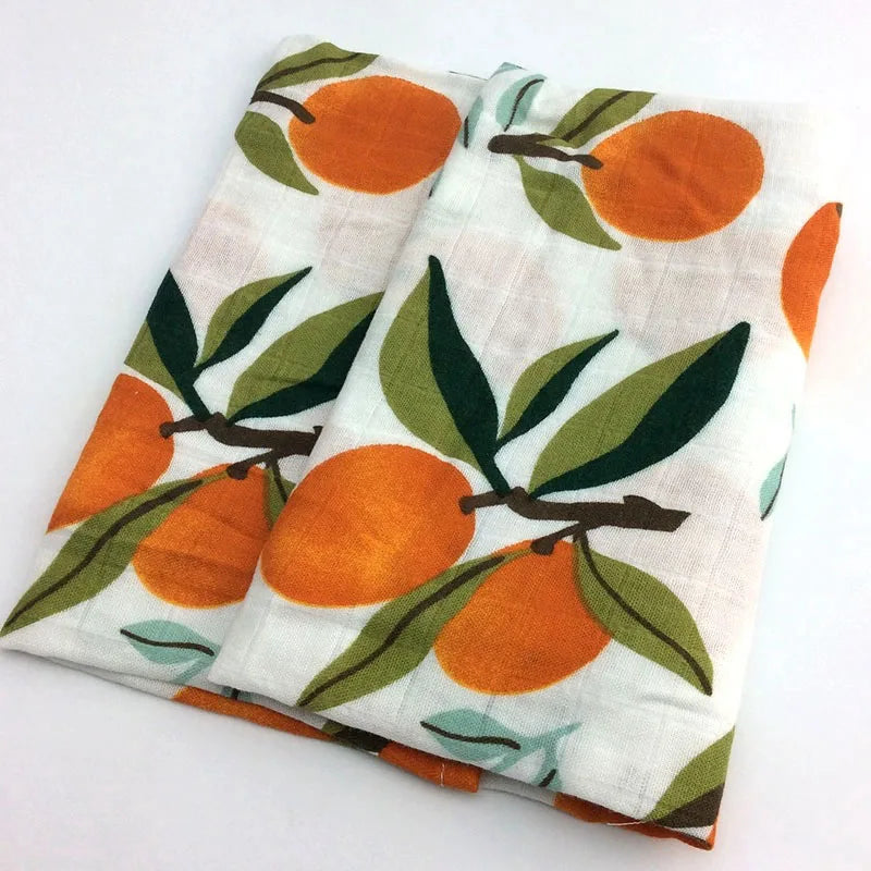 Baby Blankets: Soft Muslin Swaddle Wrap 58x58cm