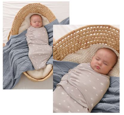 INSULAR Baby Wrap Sleeping Bags 100% Cotton Swaddle 3-Pack