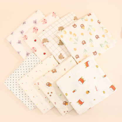 Baby Cotton Swaddle Blanket Muslin Bath Towel