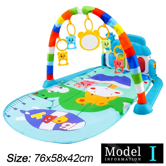 Infant Gym Piano Play Mat: Music & Fitness for 0-36 Months