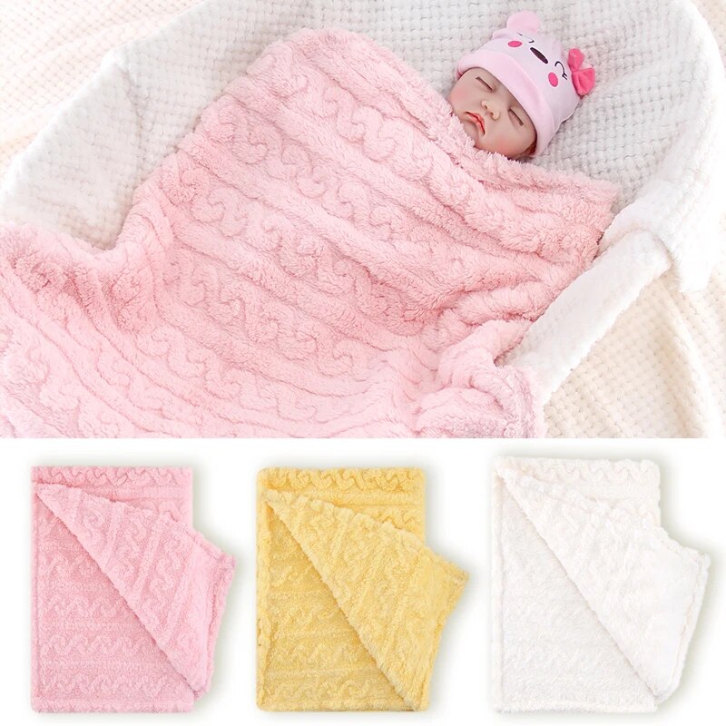 Baby Blankets: Super Soft Baby Blanket - Warm Newborn Swaddle Taffeta